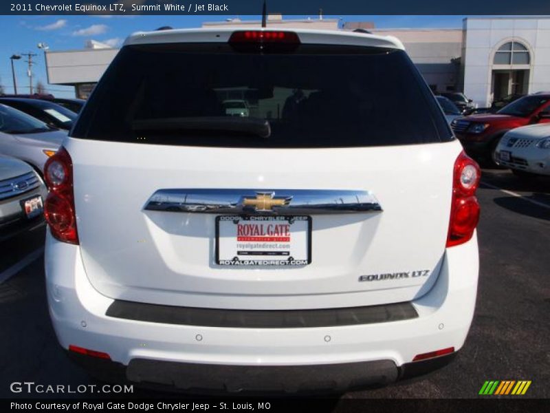 Summit White / Jet Black 2011 Chevrolet Equinox LTZ