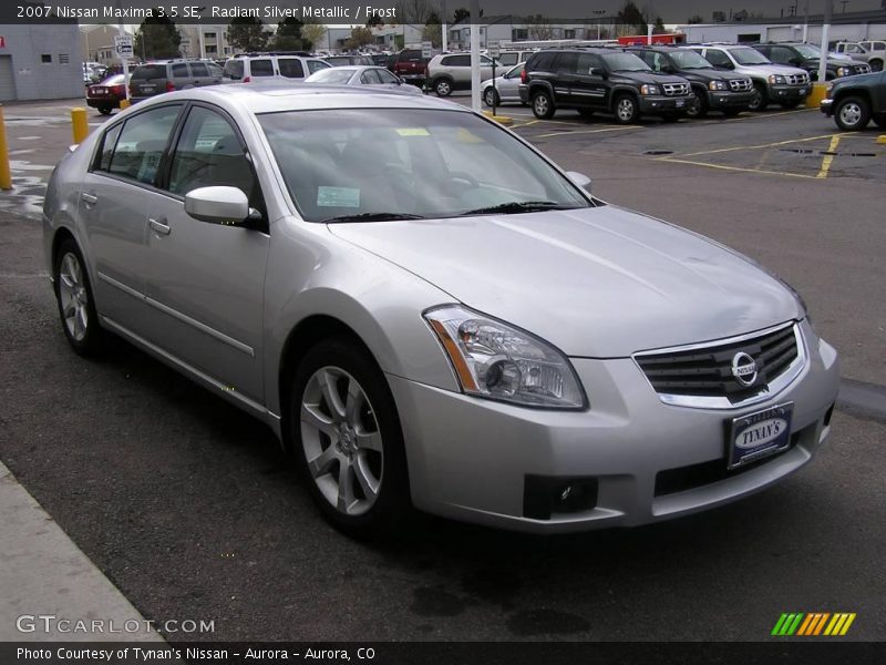 Radiant Silver Metallic / Frost 2007 Nissan Maxima 3.5 SE