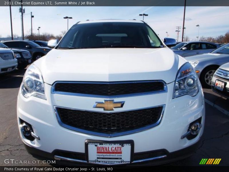 Summit White / Jet Black 2011 Chevrolet Equinox LTZ