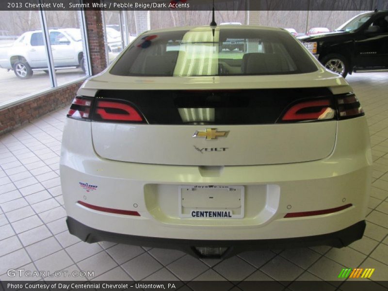 Summit White / Pebble Beige/Dark Accents 2013 Chevrolet Volt
