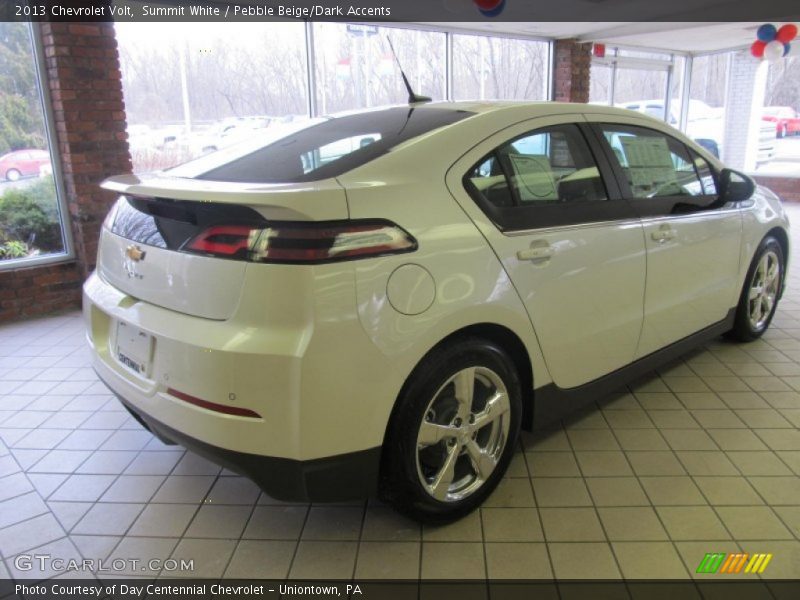 Summit White / Pebble Beige/Dark Accents 2013 Chevrolet Volt