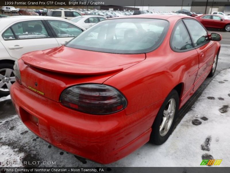 Bright Red / Graphite 1999 Pontiac Grand Prix GTP Coupe