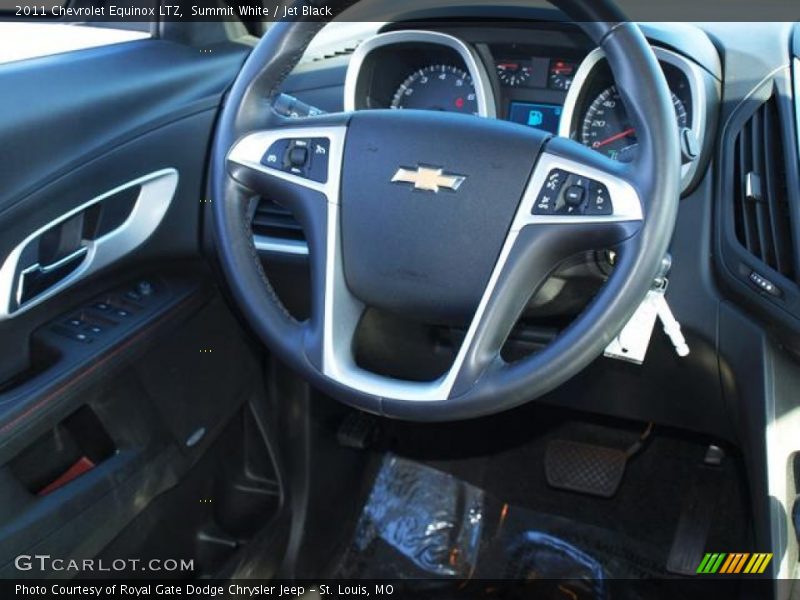 Summit White / Jet Black 2011 Chevrolet Equinox LTZ