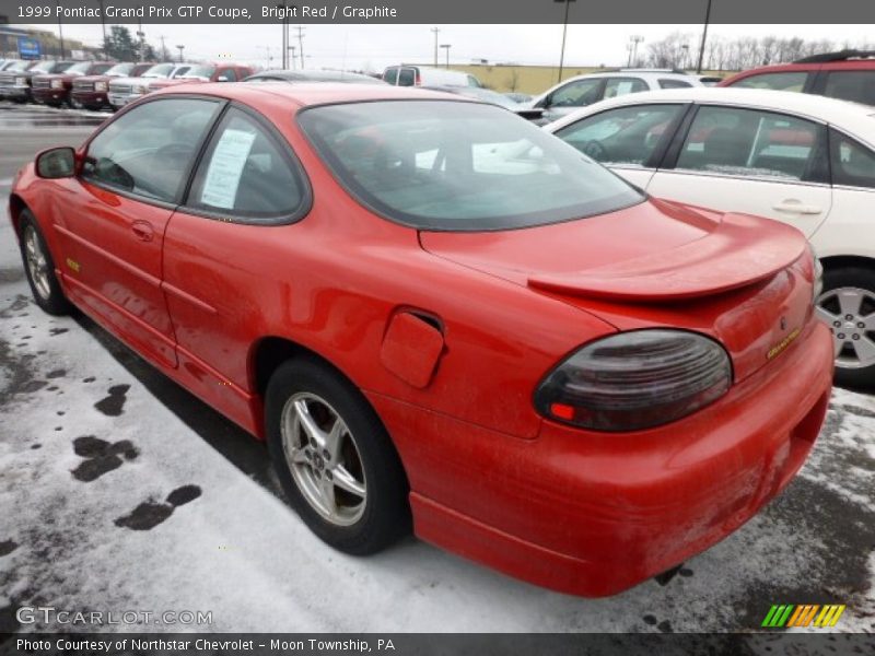 Bright Red / Graphite 1999 Pontiac Grand Prix GTP Coupe
