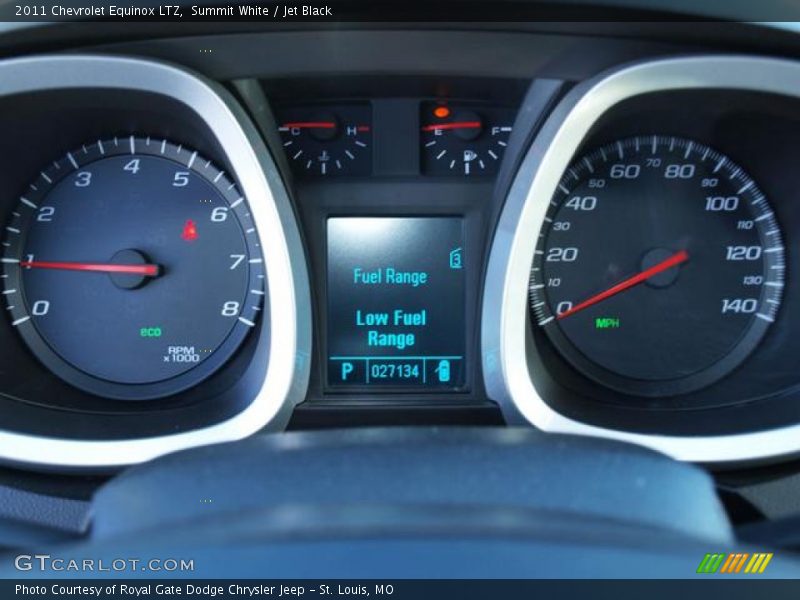 Summit White / Jet Black 2011 Chevrolet Equinox LTZ