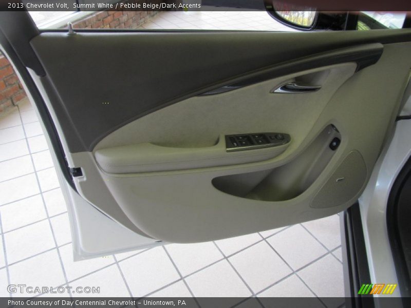 Summit White / Pebble Beige/Dark Accents 2013 Chevrolet Volt