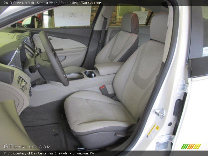Summit White / Pebble Beige/Dark Accents 2013 Chevrolet Volt