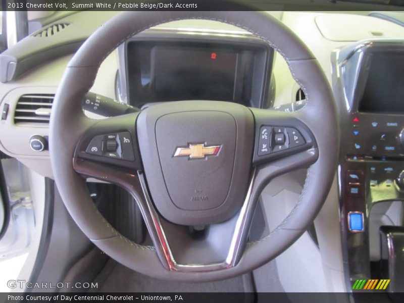 Summit White / Pebble Beige/Dark Accents 2013 Chevrolet Volt