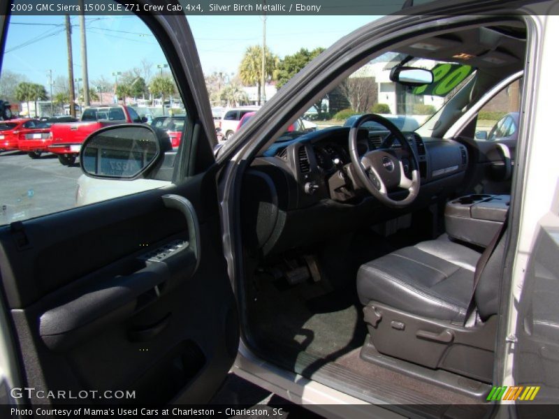 Silver Birch Metallic / Ebony 2009 GMC Sierra 1500 SLE Z71 Crew Cab 4x4