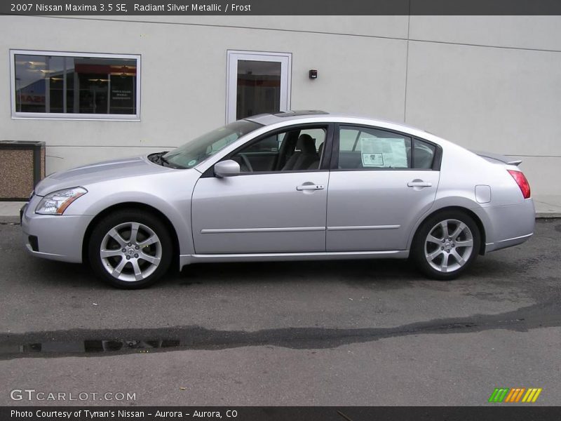 Radiant Silver Metallic / Frost 2007 Nissan Maxima 3.5 SE