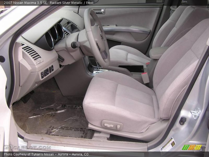 Radiant Silver Metallic / Frost 2007 Nissan Maxima 3.5 SE