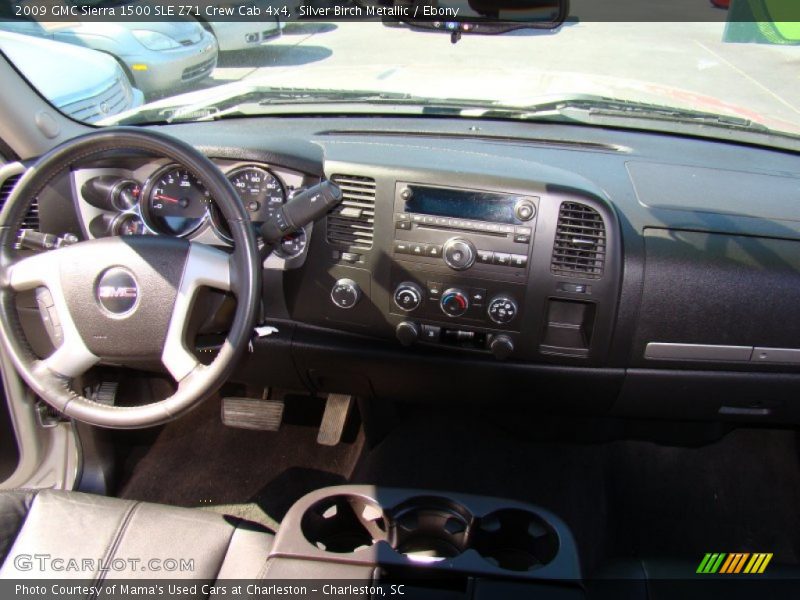 Silver Birch Metallic / Ebony 2009 GMC Sierra 1500 SLE Z71 Crew Cab 4x4
