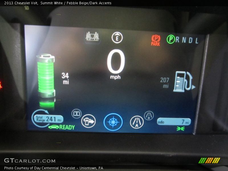 Summit White / Pebble Beige/Dark Accents 2013 Chevrolet Volt