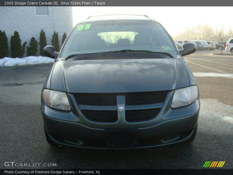 Onyx Green Pearl / Taupe 2003 Dodge Grand Caravan SE