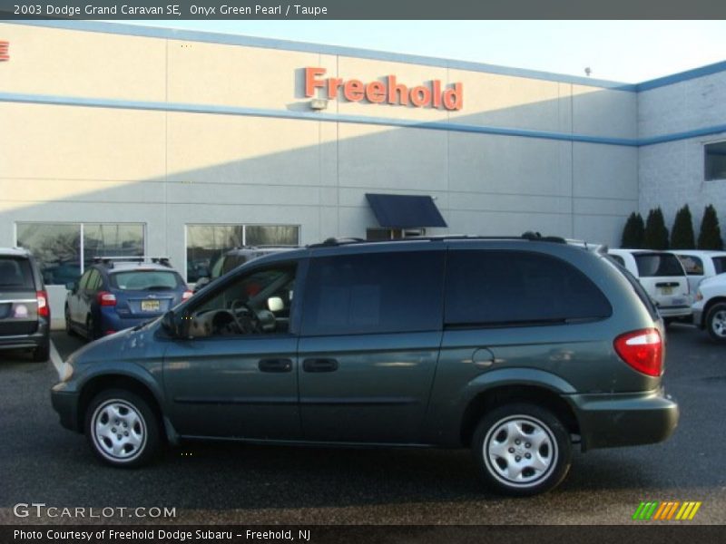 Onyx Green Pearl / Taupe 2003 Dodge Grand Caravan SE
