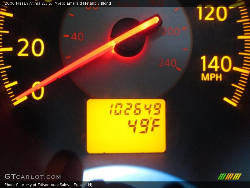 Mystic Emerald Metallic / Blond 2006 Nissan Altima 2.5 S