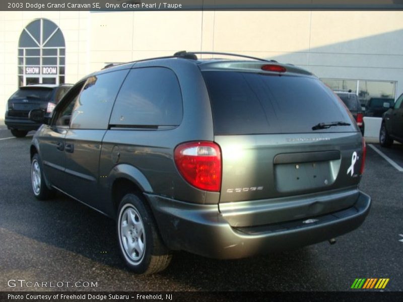 Onyx Green Pearl / Taupe 2003 Dodge Grand Caravan SE