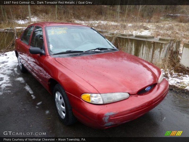 Dark Toreador Red Metallic / Opal Grey 1997 Ford Contour GL