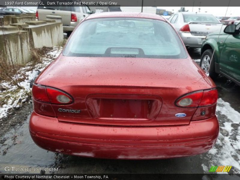 Dark Toreador Red Metallic / Opal Grey 1997 Ford Contour GL