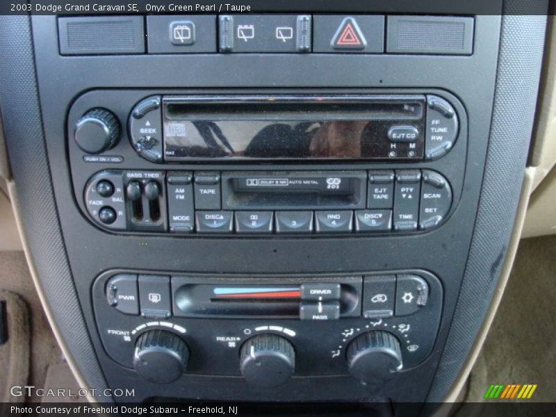 Onyx Green Pearl / Taupe 2003 Dodge Grand Caravan SE