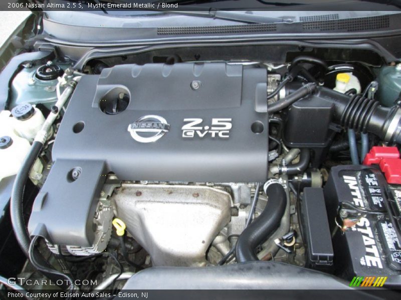  2006 Altima 2.5 S Engine - 2.5 Liter DOHC 16V CVTC 4 Cylinder