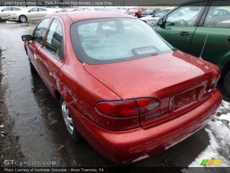 Dark Toreador Red Metallic / Opal Grey 1997 Ford Contour GL