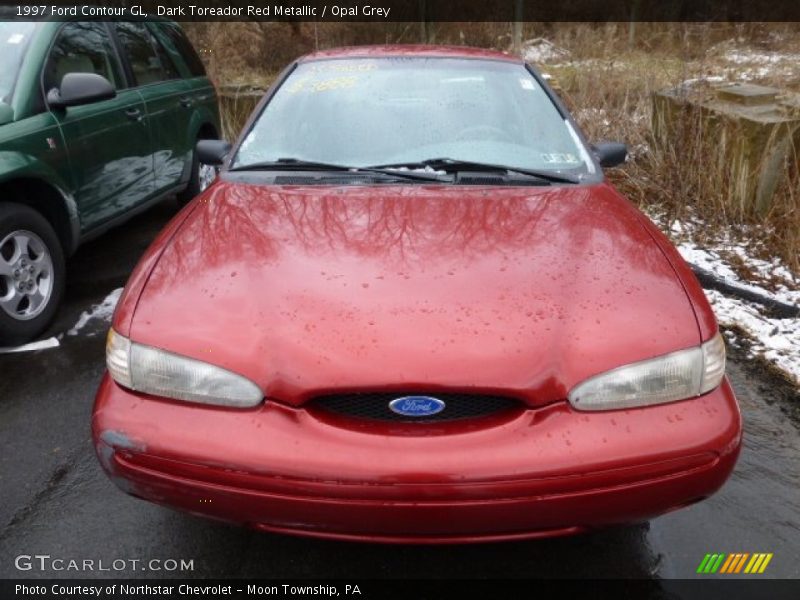 Dark Toreador Red Metallic / Opal Grey 1997 Ford Contour GL