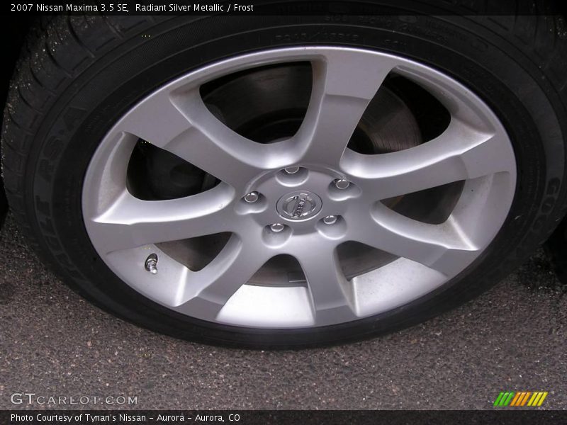 Radiant Silver Metallic / Frost 2007 Nissan Maxima 3.5 SE