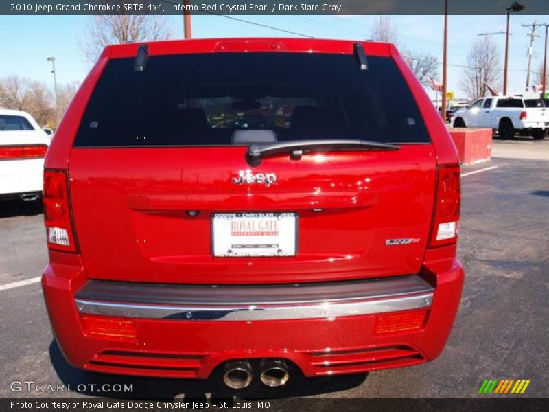 Inferno Red Crystal Pearl / Dark Slate Gray 2010 Jeep Grand Cherokee SRT8 4x4