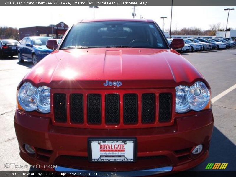Inferno Red Crystal Pearl / Dark Slate Gray 2010 Jeep Grand Cherokee SRT8 4x4