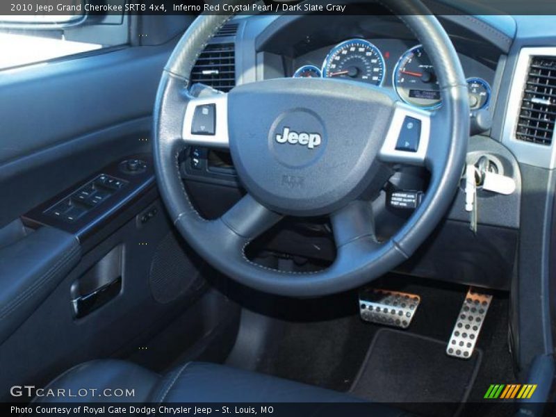 Inferno Red Crystal Pearl / Dark Slate Gray 2010 Jeep Grand Cherokee SRT8 4x4