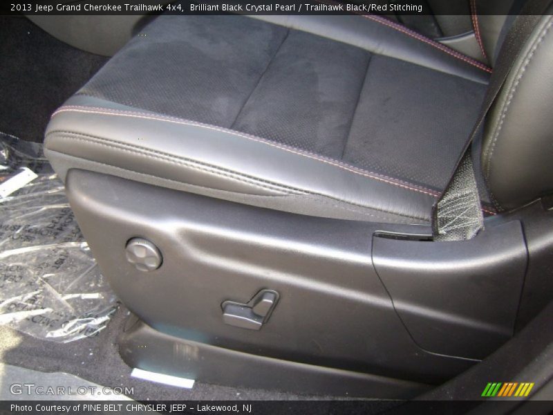 Brilliant Black Crystal Pearl / Trailhawk Black/Red Stitching 2013 Jeep Grand Cherokee Trailhawk 4x4