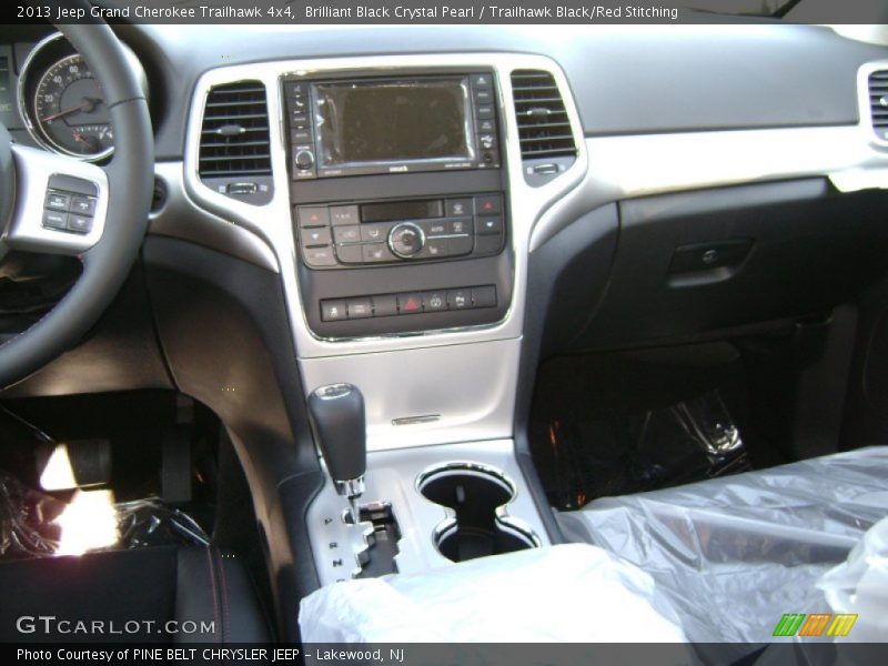 Brilliant Black Crystal Pearl / Trailhawk Black/Red Stitching 2013 Jeep Grand Cherokee Trailhawk 4x4