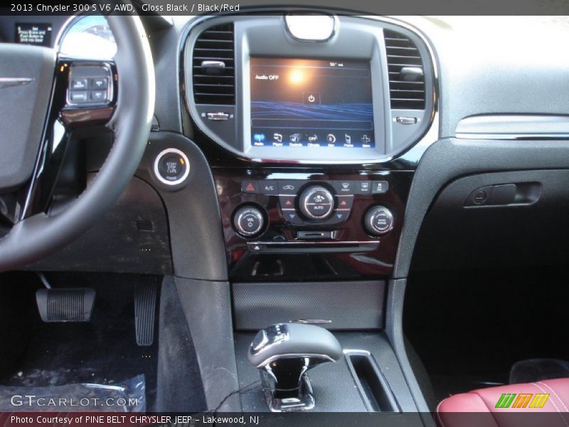 Gloss Black / Black/Red 2013 Chrysler 300 S V6 AWD