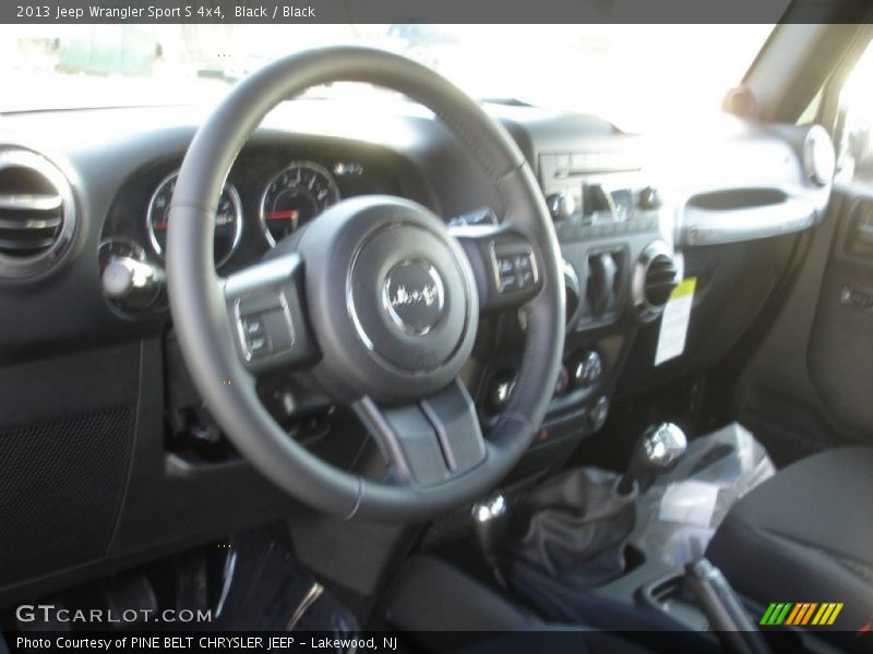 Black / Black 2013 Jeep Wrangler Sport S 4x4