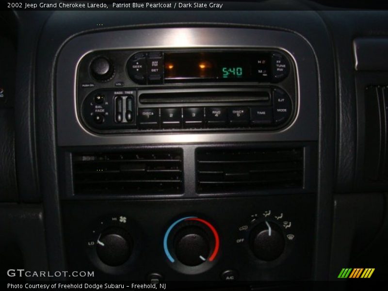 Patriot Blue Pearlcoat / Dark Slate Gray 2002 Jeep Grand Cherokee Laredo