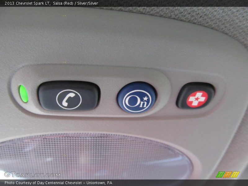 Salsa (Red) / Silver/Silver 2013 Chevrolet Spark LT