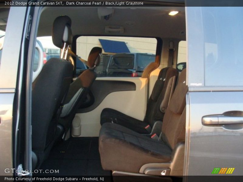 Dark Charcoal Pearl / Black/Light Graystone 2012 Dodge Grand Caravan SXT