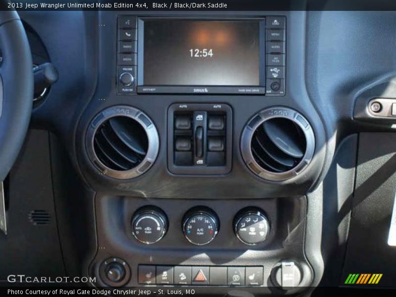 Black / Black/Dark Saddle 2013 Jeep Wrangler Unlimited Moab Edition 4x4