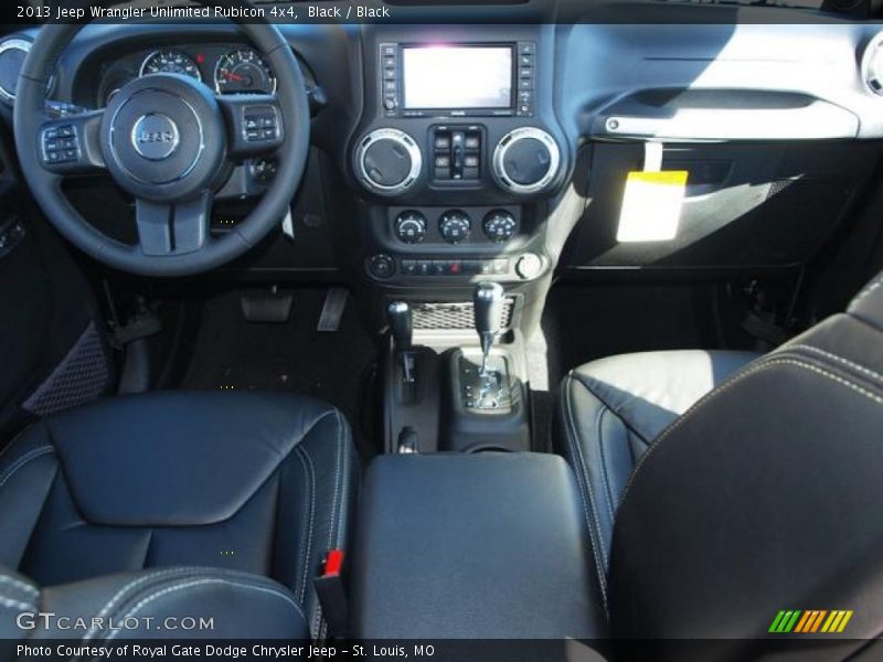 Black / Black 2013 Jeep Wrangler Unlimited Rubicon 4x4