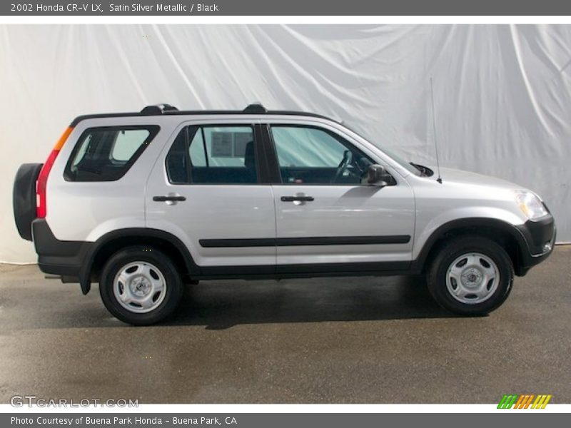Satin Silver Metallic / Black 2002 Honda CR-V LX