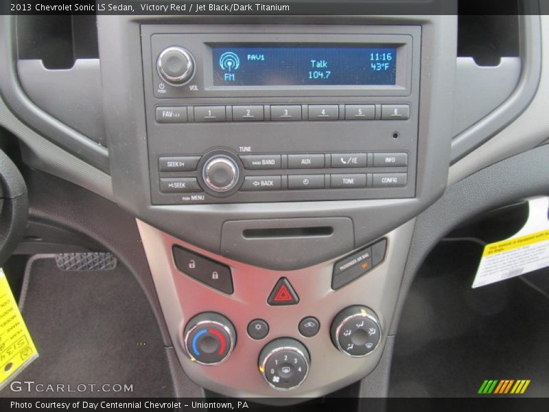 Controls of 2013 Sonic LS Sedan