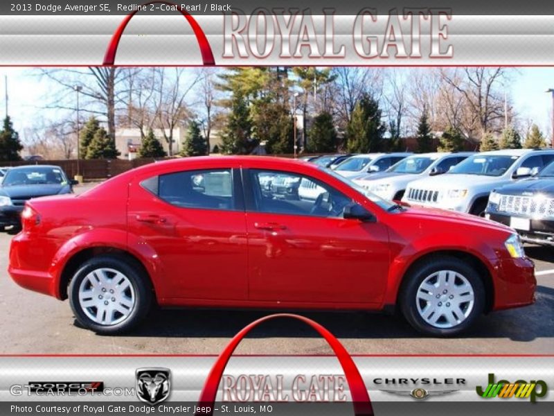 Redline 2-Coat Pearl / Black 2013 Dodge Avenger SE