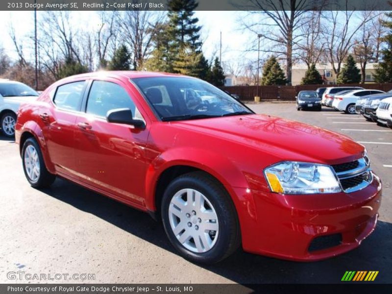 Redline 2-Coat Pearl / Black 2013 Dodge Avenger SE
