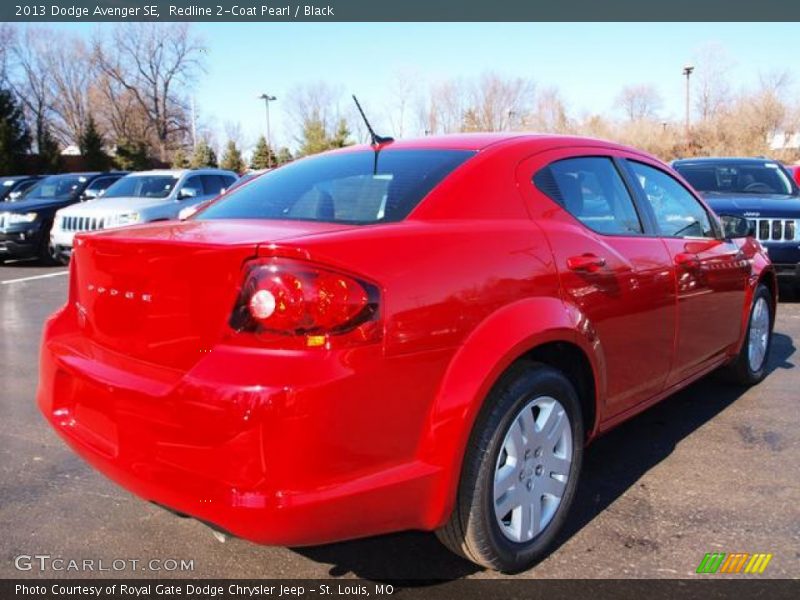 Redline 2-Coat Pearl / Black 2013 Dodge Avenger SE