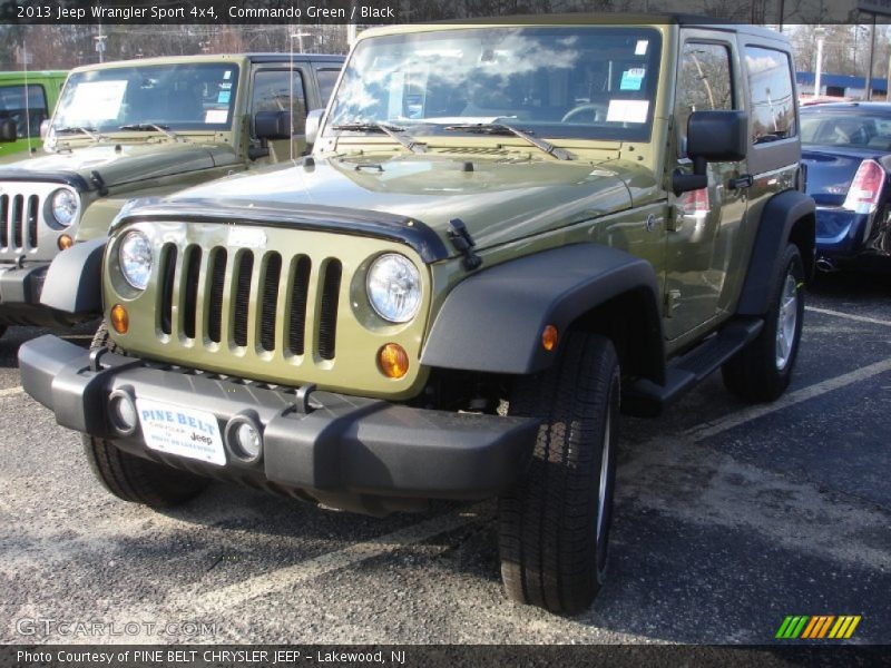 Commando Green / Black 2013 Jeep Wrangler Sport 4x4