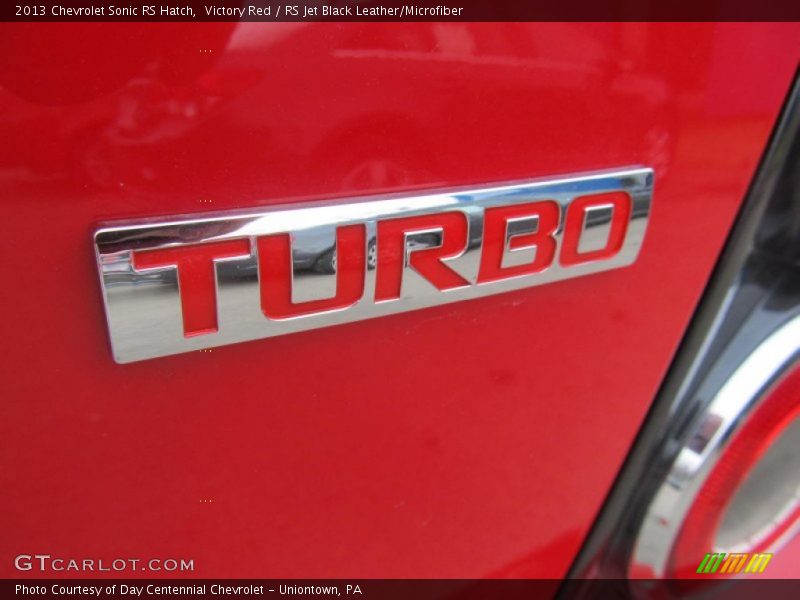 Victory Red / RS Jet Black Leather/Microfiber 2013 Chevrolet Sonic RS Hatch