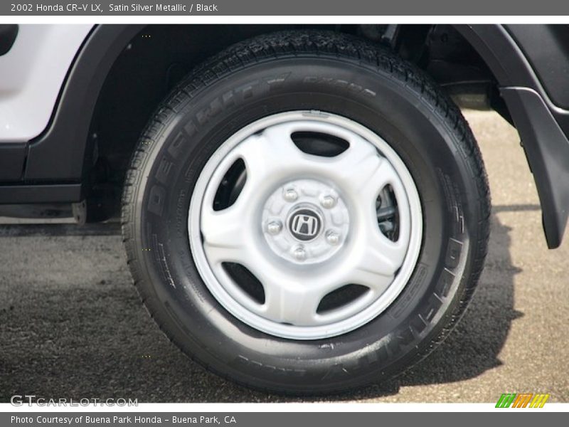 Satin Silver Metallic / Black 2002 Honda CR-V LX