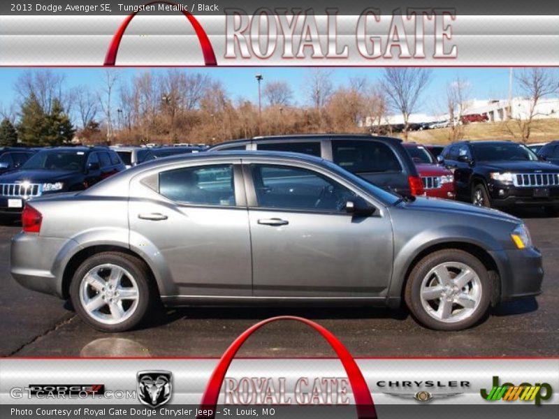 Tungsten Metallic / Black 2013 Dodge Avenger SE