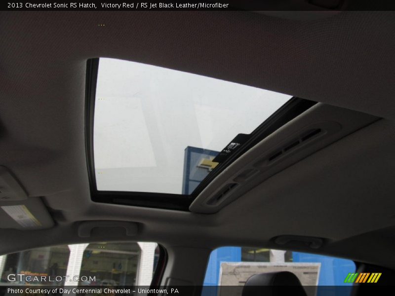 Victory Red / RS Jet Black Leather/Microfiber 2013 Chevrolet Sonic RS Hatch